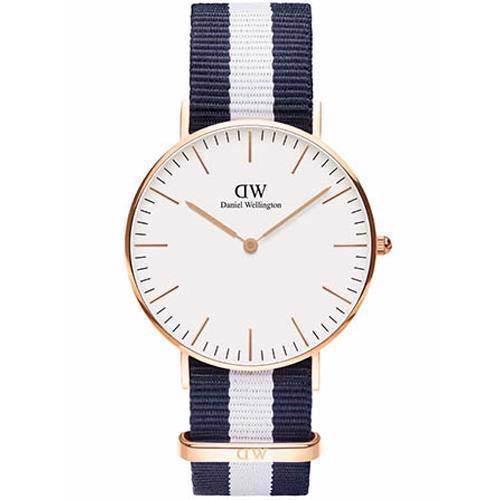 Image of rosa forgyldt Classic Glasgow quartz Dame ur fra Daniel Wellington